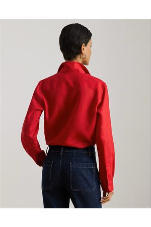 Karrie-Long Sleeve-Shirt-Tissue Linen LAUREN RALPH LAUREN | Camicia | 200782777073